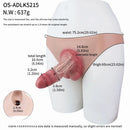 6.54in Hollow Sleeve Cock Strap on Dildo Dedicated Design Sex Toy