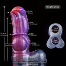6.54in Silicone Anti-Detachment Ring Flexible Horse Dildo Cock Sleeve