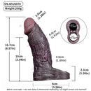 6.57in Durable & Reusable Design Dildo Sleeve For Enhanced Pleasure
