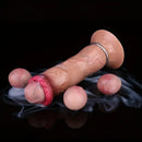 6.57in Silicone Ovipositor Expandable Dildo Realistic Foreskin Tunnel