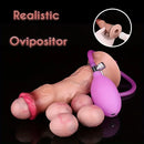 6.57in Silicone Ovipositor Expandable Dildo Realistic Foreskin Tunnel