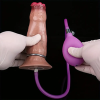6.57in Silicone Ovipositor Expandable Dildo Realistic Foreskin Tunnel