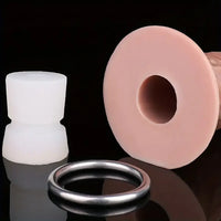 6.57in Silicone Ovipositor Expandable Dildo Realistic Foreskin Tunnel