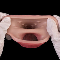6.57in Vibrating Realistic Remote Silicone Hollow Dildo Sleeve Extender