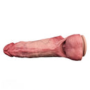 6.57in Vibrating Realistic Remote Silicone Hollow Dildo Sleeve Extender