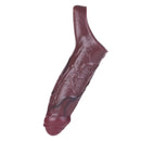 6.57in Wearable Uncut Cock Sleeve Hollow Penis Silicone Dildo Sleeve