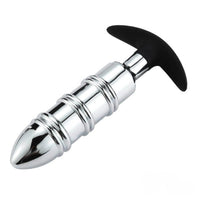 6.5in 6.3in Metal Dildo With Silicone Base For Anus Vagina Cold Sex