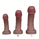 6.5in 7.09in 8.66in Sexy Big Head Silicone Soft Realistic Dildo