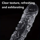 6.5in 7.28in Clear Soft Dildo For Women Men G-Spot Massager Sex Toy