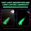 6.5in 7.3in 8.26in 9.44in Luminous Crystal TPE Soft Double-Layer Dildo