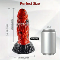 6.5in 7.48in 9.06in Monster Big Fantasy Soft Dildo For Hands-Free Play