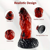 6.5in 7.48in 9.06in Monster Big Fantasy Soft Dildo For Hands-Free Play