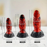6.5in 7.48in 9.06in Monster Big Fantasy Soft Dildo For Hands-Free Play