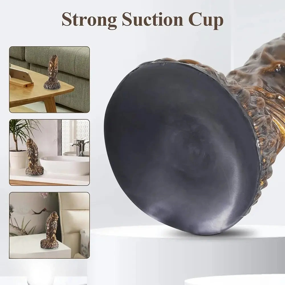 6.5in 7.48in 9.06in Monster Fantasy Thick Dual Density Dildo For Anal Sex