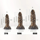 6.5in 7.48in 9.06in Monster Fantasy Thick Dual Density Dildo For Anal Sex