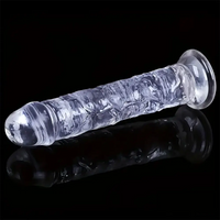 6.5in 7.68in 9.65in Clear Real Dildo For G-Spot Vaginal Sex Stimulation