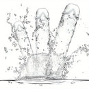 6.5in 7.68in 9.65in Clear Real Dildo For G-Spot Vaginal Sex Stimulation