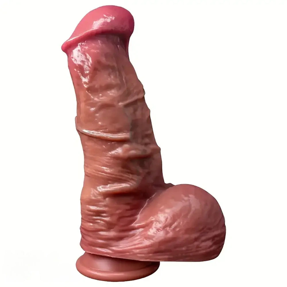 6.5in 7.9in 9.4in Realistic Thick Silicone Adult Pleasure Soft Dildo