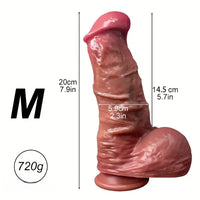 6.5in 7.9in 9.4in Realistic Thick Silicone Adult Pleasure Soft Dildo
