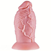 6.5in 7in Realistic Silicone Soft Thick Fat Anal Dildo With Real Veins