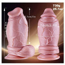 6.5in 8.3in Real Silicone Soft Thick Fat Men Love Big Dildo With Veins