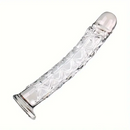 6.5in Clear Unisex Glass Crystal Dildo For Female Male Lesbian Gay