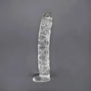 6.5in Clear Unisex Glass Crystal Dildo For Female Male Lesbian Gay