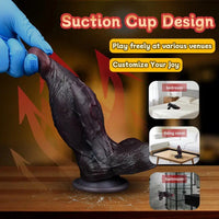 6.5in Dual Density Silicone Soft Real Feeling Dildo Adult Intimacy Product