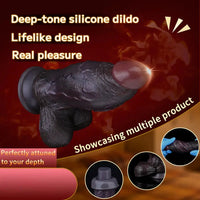 6.5in Dual Density Silicone Soft Real Feeling Dildo Adult Intimacy Product