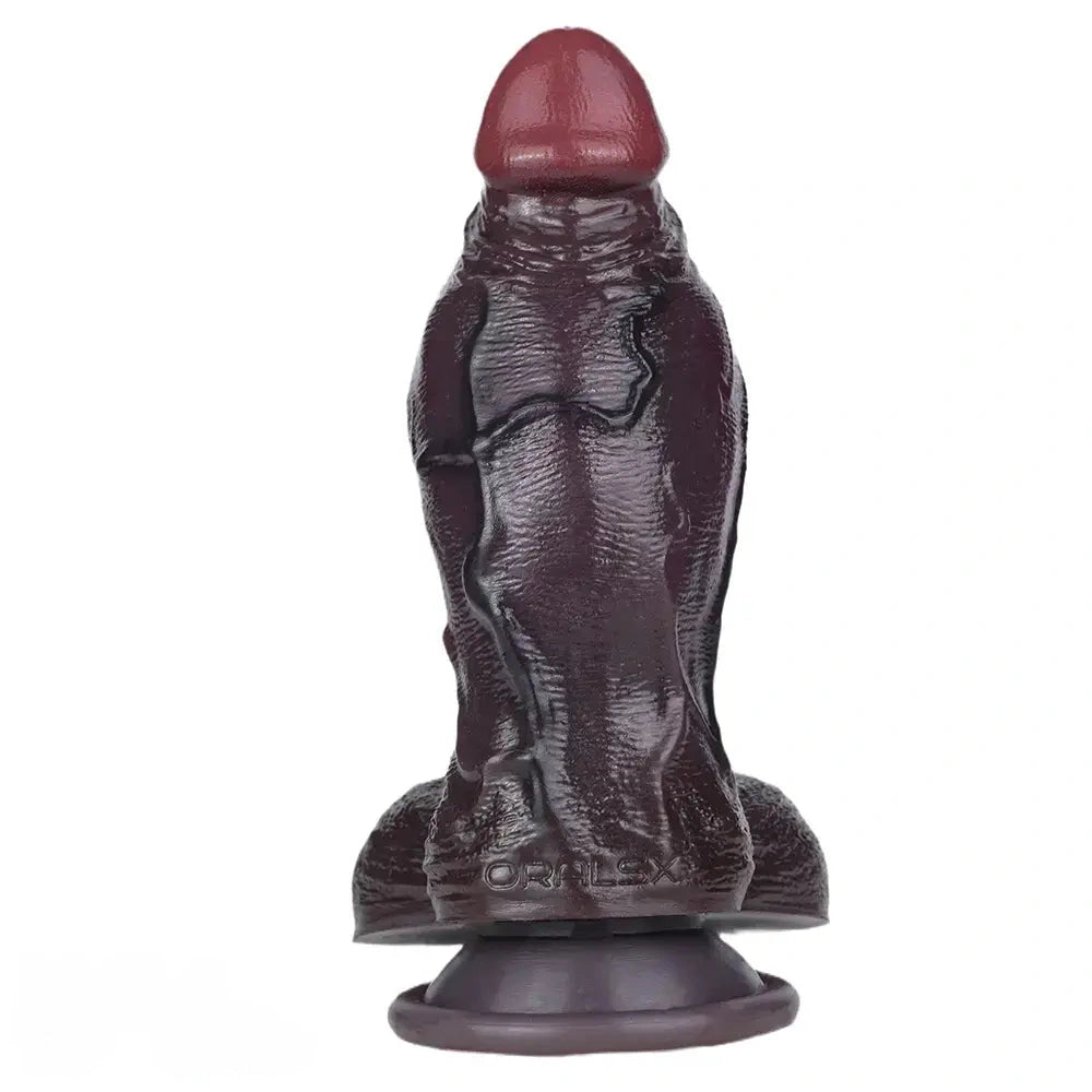 6.5in Dual Density Silicone Soft Real Feeling Dildo Adult Intimacy Product