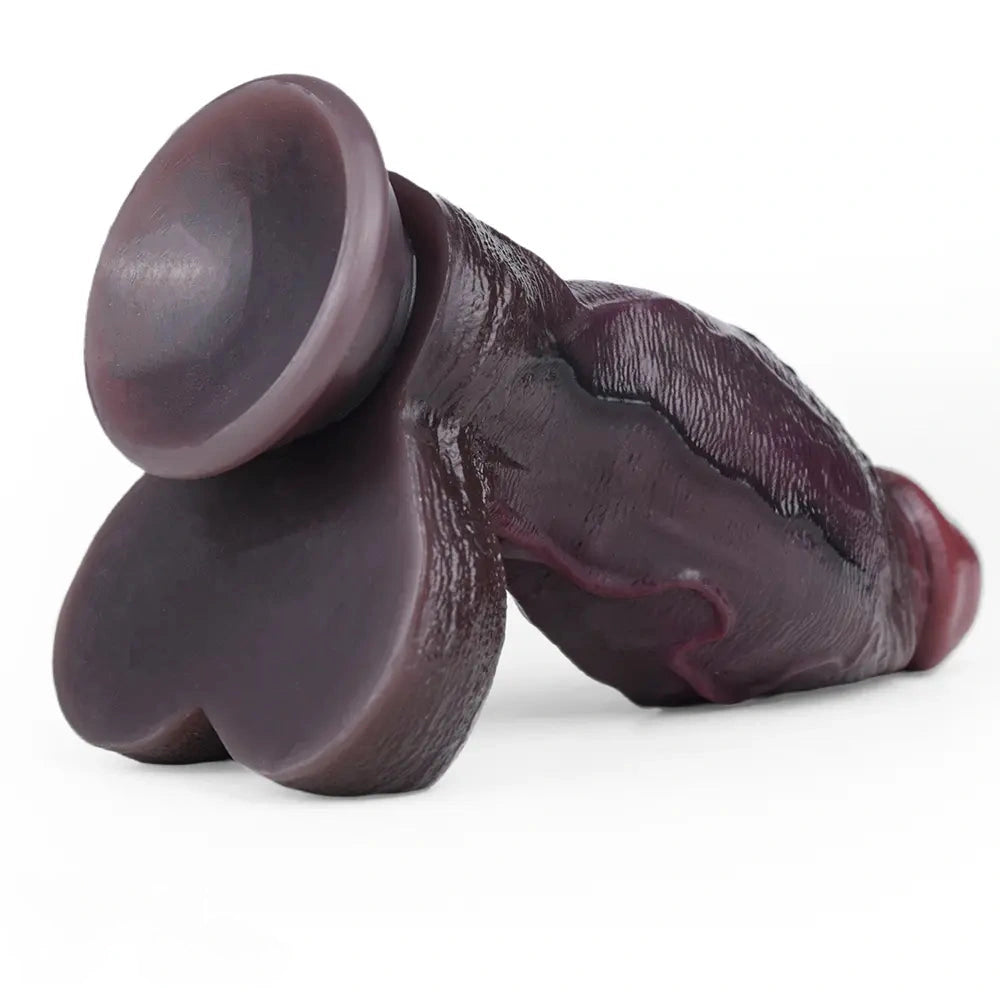 6.5in Dual Density Silicone Soft Real Feeling Dildo Adult Intimacy Product