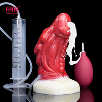 6.5in Fantasy Monster Silicone Soft Dragon Ejaculating Women Dildo