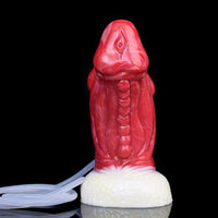 6.5in Fantasy Monster Silicone Soft Dragon Ejaculating Women Dildo
