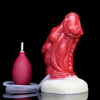 6.5in Fantasy Monster Silicone Soft Dragon Ejaculating Women Dildo