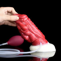 6.5in Fantasy Monster Silicone Soft Dragon Ejaculating Women Dildo