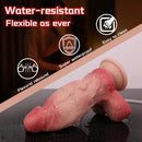 6.5in Liquid Thick Fat Real Silicone Double Layer Realistic Cumming Dildo
