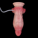 6.5in Liquid Thick Fat Real Silicone Double Layer Realistic Cumming Dildo