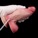 6.5in Liquid Thick Fat Real Silicone Double Layer Realistic Cumming Dildo