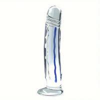 6.5in Premium Crystal Glass Dildo Sex Toy For Vagina Glass Sex Toy