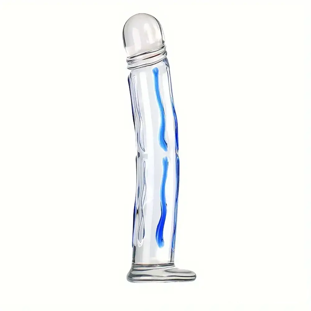 6.5in Premium Crystal Glass Dildo Sex Toy For Vagina Glass Sex Toy