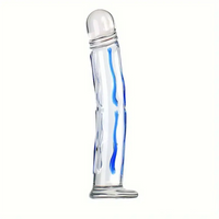 6.5in Premium Crystal Glass Dildo Sex Toy For Vagina Glass Sex Toy