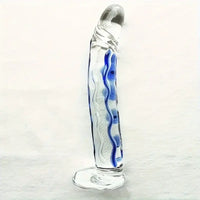 6.5in Premium Crystal Glass Dildo Sex Toy For Vagina Glass Sex Toy
