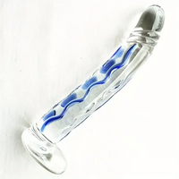 6.5in Premium Crystal Glass Dildo Sex Toy For Vagina Glass Sex Toy