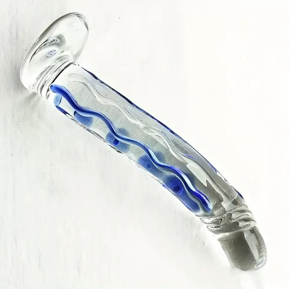 6.5in Premium Crystal Glass Dildo Sex Toy For Vagina Glass Sex Toy