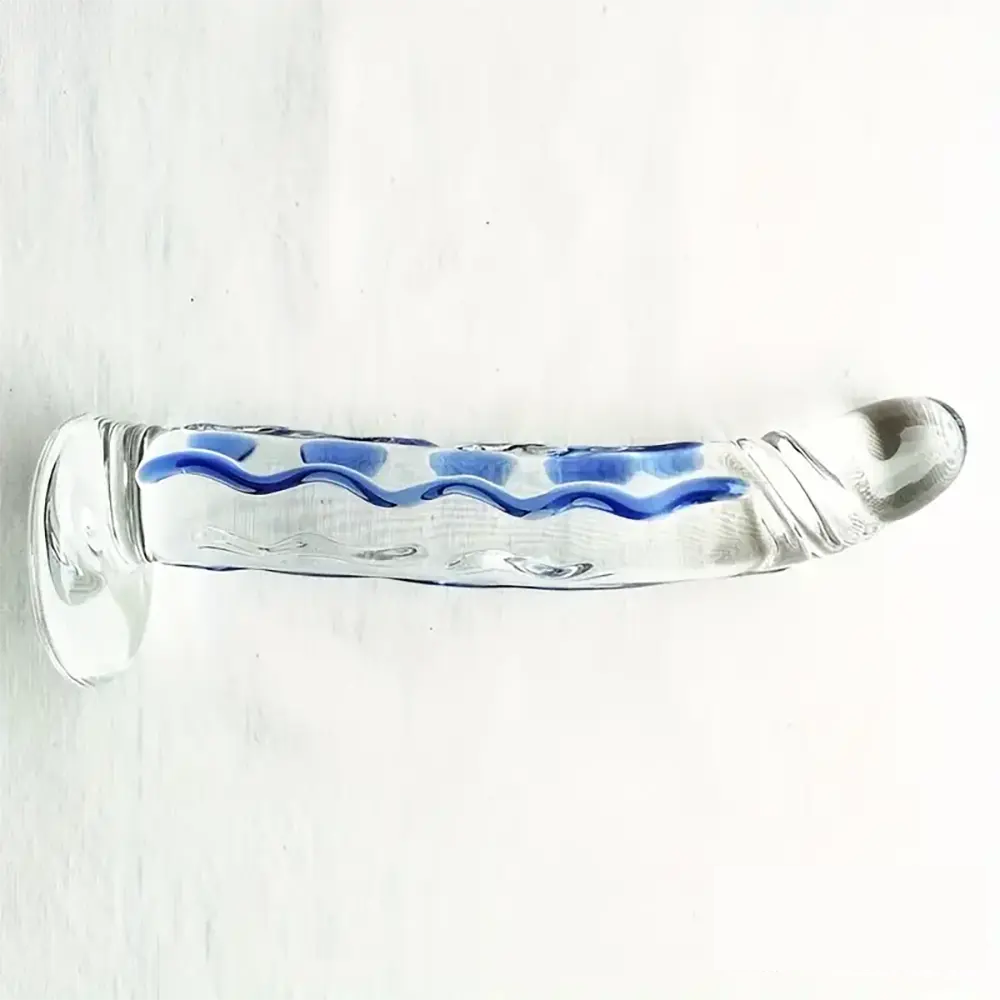 6.5in Premium Crystal Glass Dildo Sex Toy For Vagina Glass Sex Toy