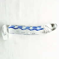 6.5in Premium Crystal Glass Dildo Sex Toy For Vagina Glass Sex Toy