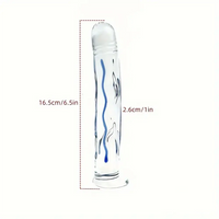 6.5in Premium Crystal Glass Dildo Sex Toy For Vagina Glass Sex Toy
