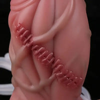 6.5in Realistic Injured Penis Thick Liquid Silicone Squirting Dildo
