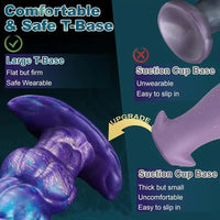 6.5in Silicone Octopus Wearable Portable Dildo For G Spot Prostate Stimulation