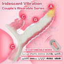 6.5in Tentacle Strap on Vibrating Dildo Natural Curved Soft Liquid Silicone